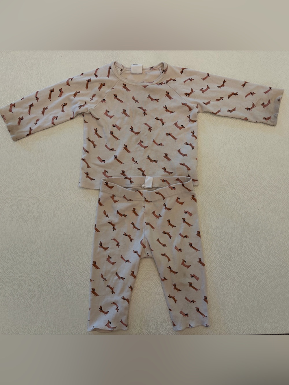 H&M dog print pajamas, 4-6mo
